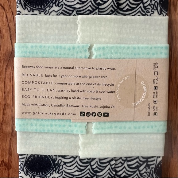 Goldilocks beeswax wraps (2 bundles) - Picture 5 of 6